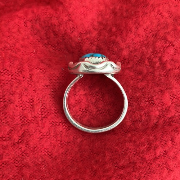Turquoise and Silver Ring - Picture 6 of 8